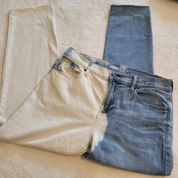 Old Navy 90s The Power Jean Perfect‎ Straight Ankle Bleached Leg Women's Size 8 - Picture 15 of 15